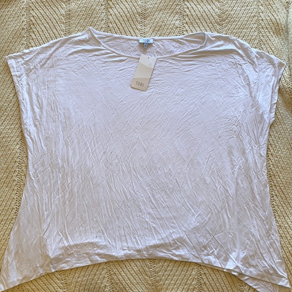 New never worn Tobi flowy white tshirt - Picture 1 of 2